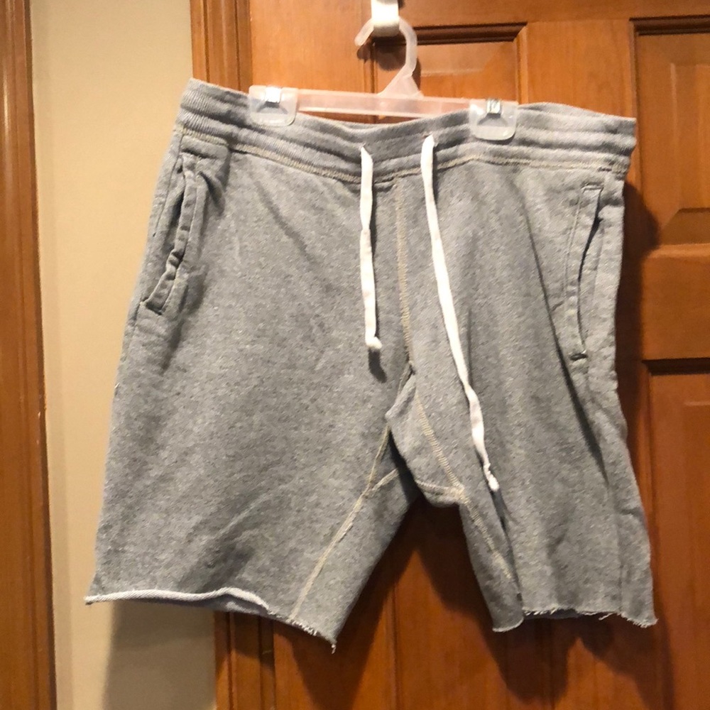 Gray athletic shorts
